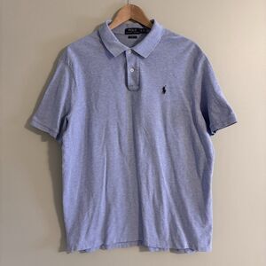 Polo Ralph Lauren Short Sleeve Men's Polo XL Blue Classic Fit Prep Old Money